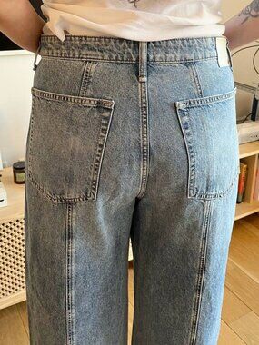 rag & bone Utility Wide-Leg Jeans